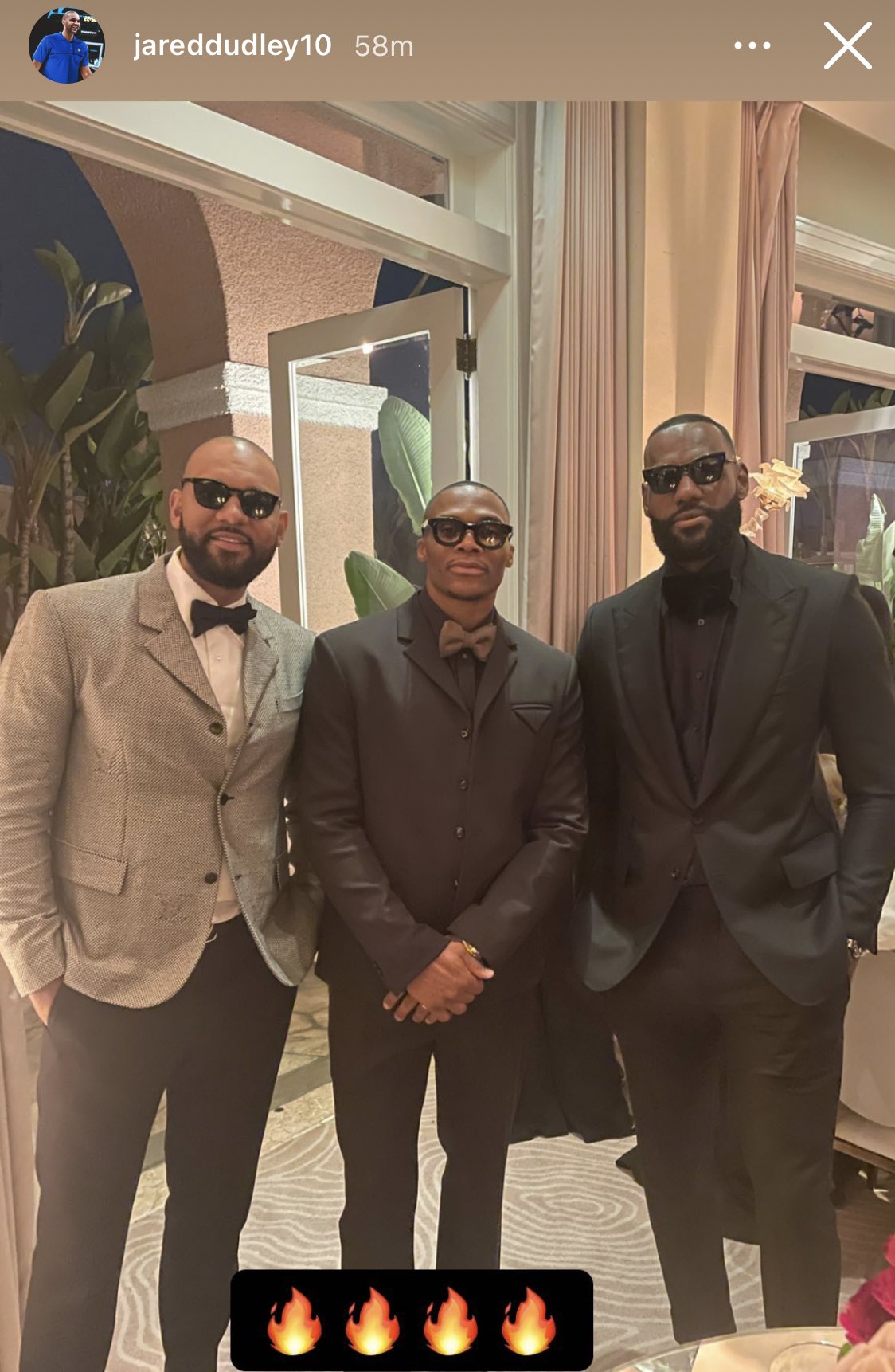 LeBron James, Russell Westbrook, and Jared Dudley Suit Up to Support ...